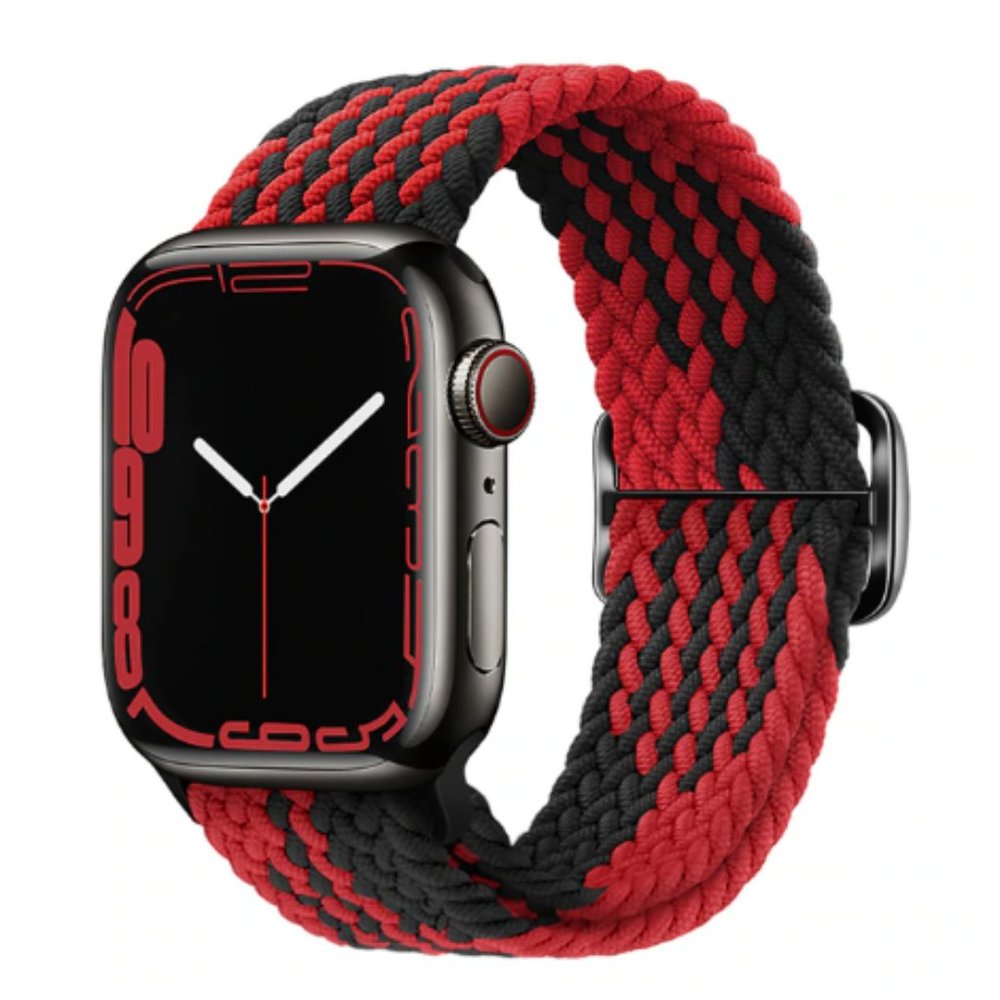 NEW Adjustable Braided Solo Loop For Apple Watch X